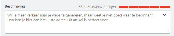 Meta description voorbeeld